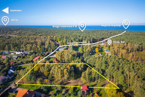 działki nad morzem Jarosławiec