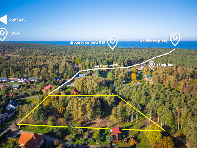 działki nad morzem Jarosławiec