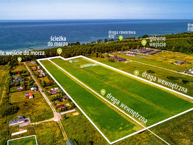 działki nad morzem Kopań Darłówko