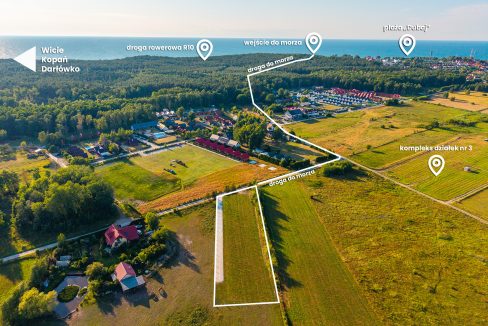 działki nad morzem Jarosławiec
