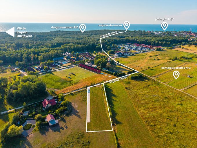 działki nad morzem Jarosławiec